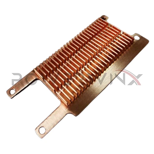 CNC machined copper heat sink (2)